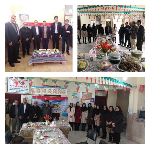 برگزاری جشنواره غذای سالم در مراکز بهداشتی درمانی شهرستان گیلان غرب