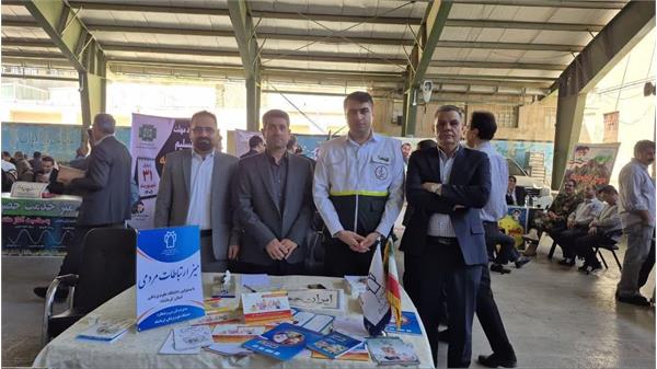 برگزاری میز ارتباطات مردمی دانشگاه علوم پزشکی کرمانشاه در نماز جمعه